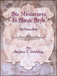 Six Miniatures in Slavic Styler piano sheet music cover